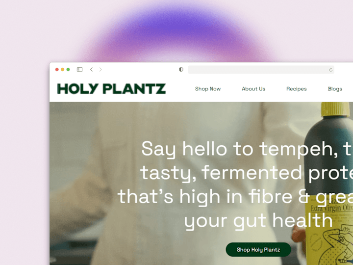 Cover image for Holy Plantz Website Design and Development