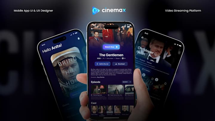 Cover image for CINEMAX | Streaming Online App | UI/UX Design