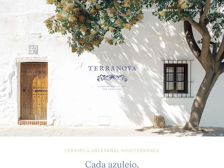 Cover image for Website for Tania Terranova