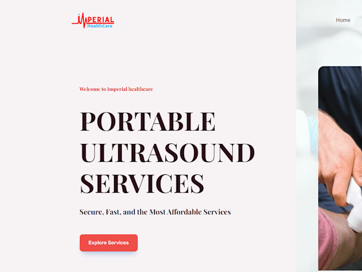 Cover image for Imperial HealthCare – Online billing service