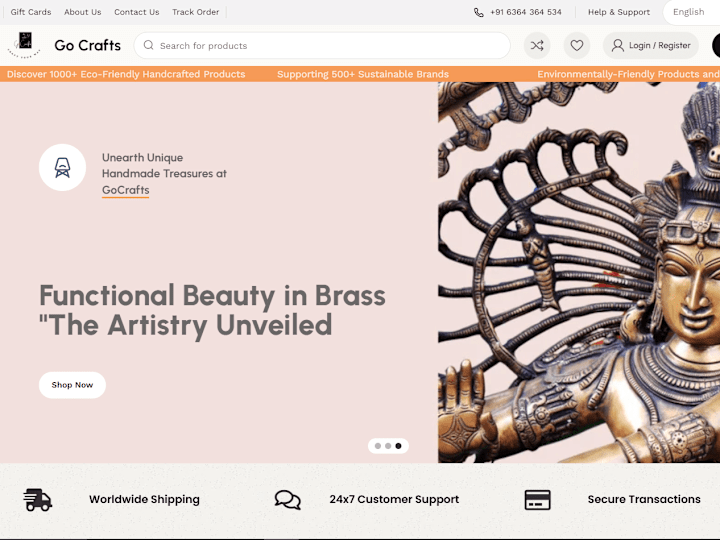 Cover image for Gocrafts Website