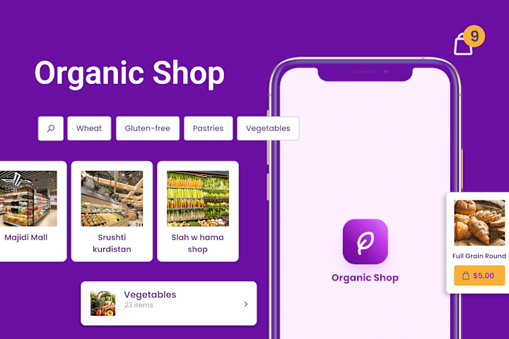 Cover image for Organic store 