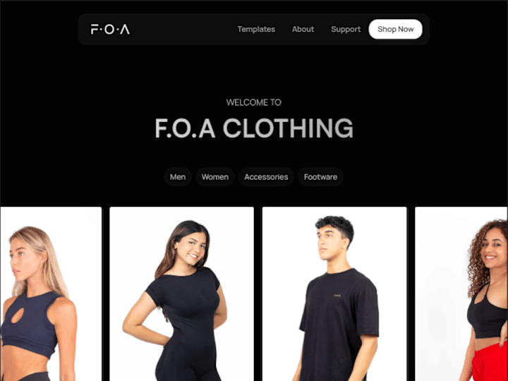 Cover image for FOA Clothing Store