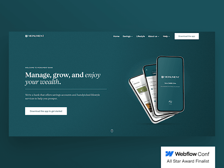 Cover image for Monument Bank | Website Migration & Design System