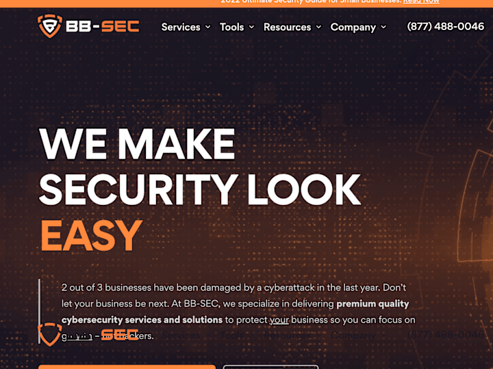 Cover image for Black Belt Security Website Content