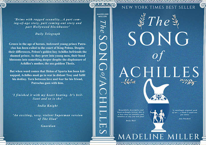 Cover image for The Song Of Achilles book cover re-design 