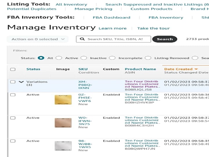 Cover image for Amazon Listing Creation with Variations and SEO content writing 