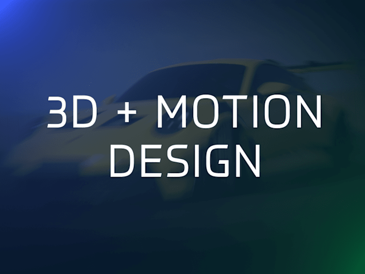 Cover image for 3D + Motion Design