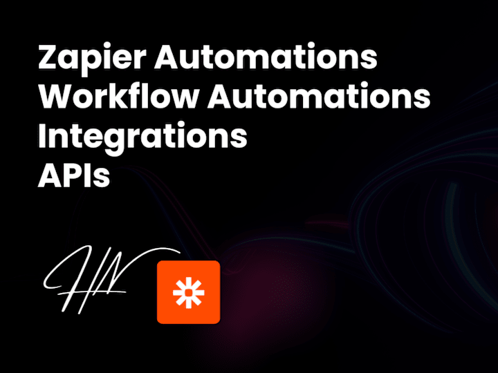 Cover image for Zapier Automations | Workflow Automations | Integrations | APIs