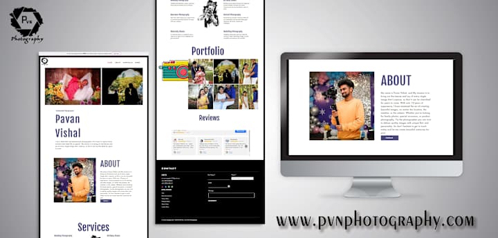 Cover image for Web Design - PVN Photography 