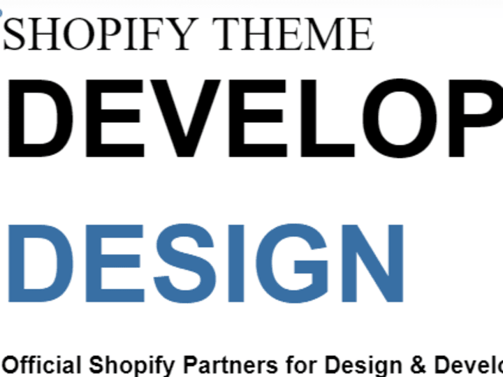 Cover image for Shopify Theme Design & Development