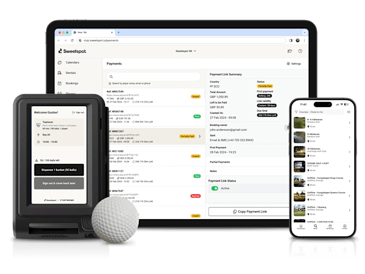 Cover image for 📱🖥️ | SaaS | B2B/C | Golf Commerce Platform