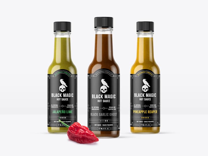 Cover image for Black Magic Hot Sauce