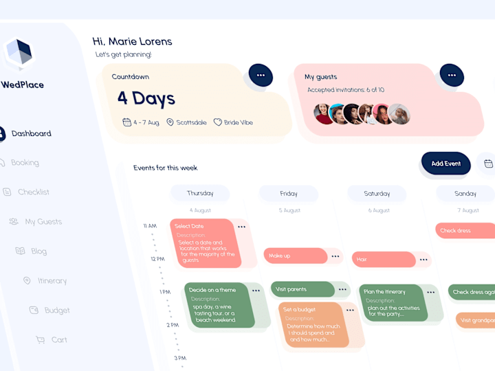 Cover image for Bach Palace — UX/UI Dashboard