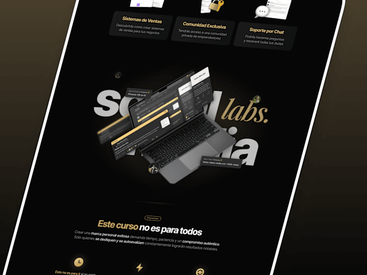 Cover image for Website design for SocialMedia Labs