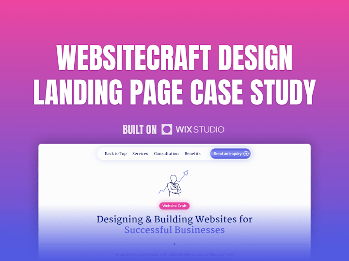 Cover image for Websitecraft Design | Landing Page in Wix Studio