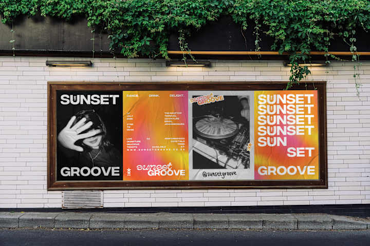 Cover image for Event Marketing Poster Designs - Sunset Groove