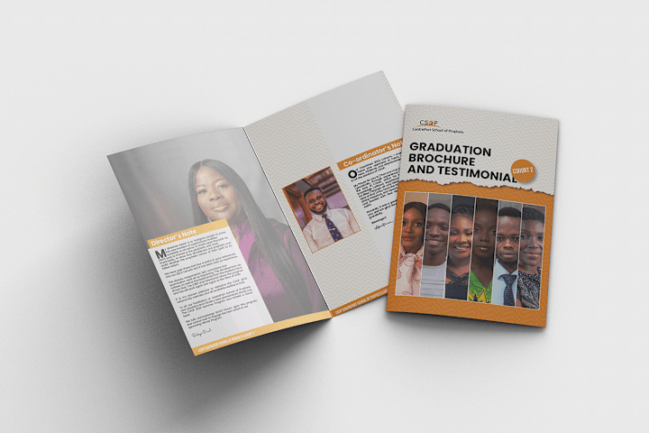 Cover image for Graduation Brochure on Behance