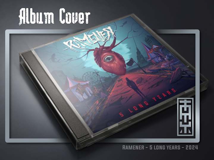 Cover image for Custom Album Cover Illustration For Front Image