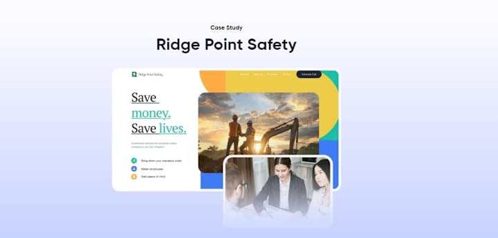 Cover image for Ridge Point Safety Web, Branding, Strategy & Content Writing
