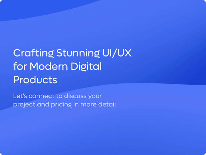 Cover image for Crafting Stunning UI/UX for Modern Digital Products