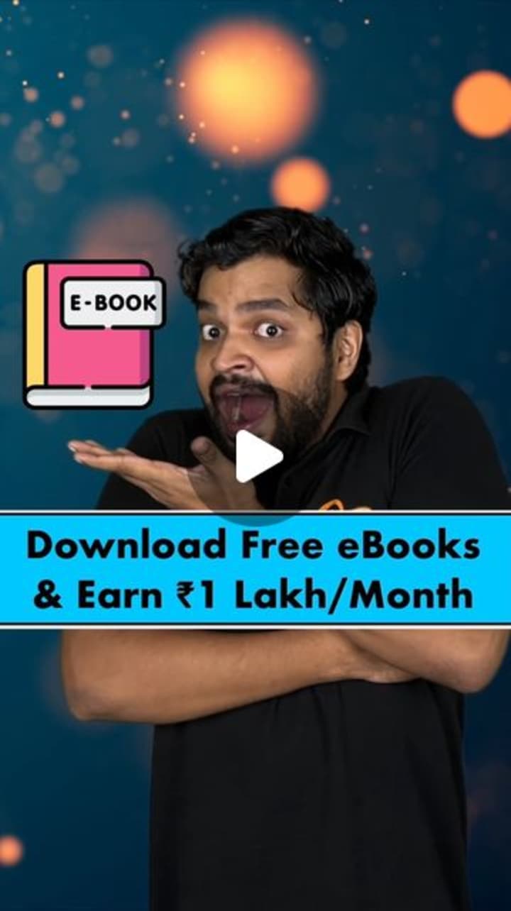 Cover image for Chalo Seekho on Instagram: ”✅ Download Free eBooks, Resell Them…