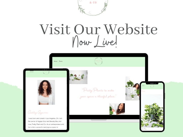 Cover image for Pretty Plant & Co (@prettyplantandco) • Branding & Web design