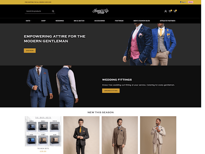 Cover image for Wordpress Ecommerce Website- Luxury Clothing Brand (Woocommerce)