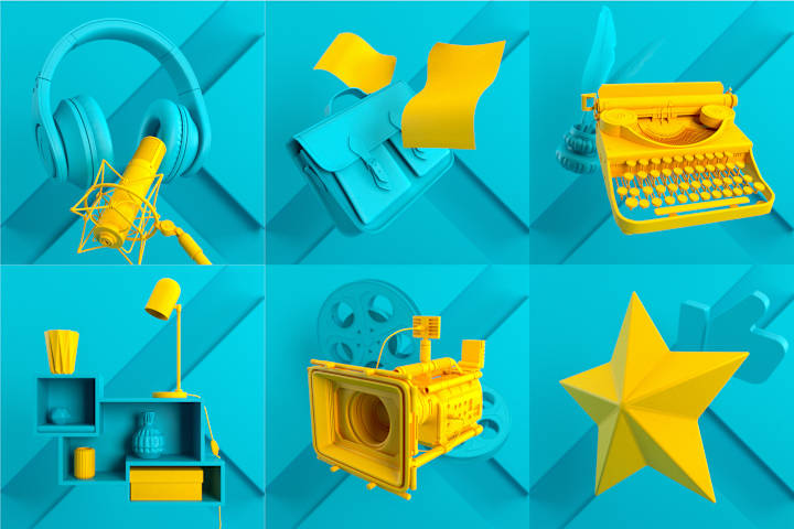 Cover image for 3D elements for website