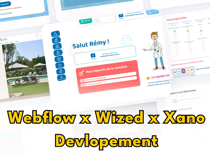 Cover image for Turn Webflow website into Web app with Wized functionnalities 
