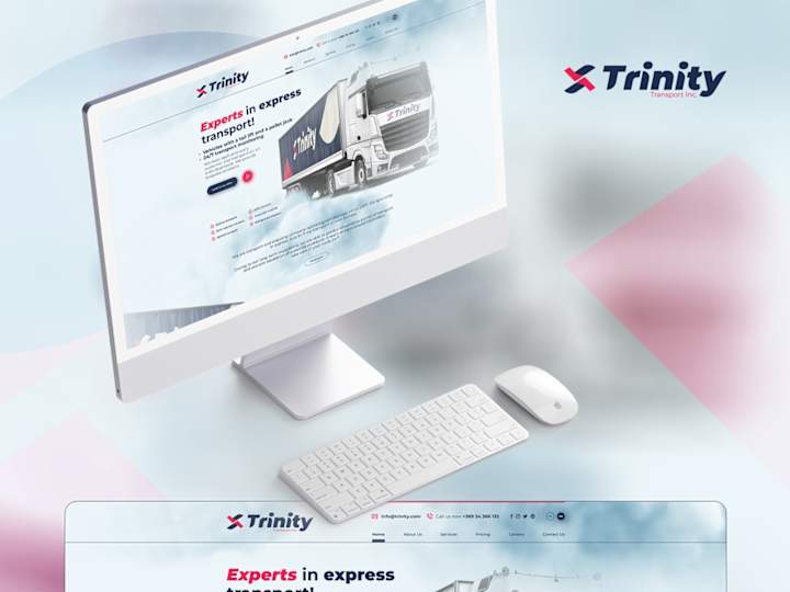 Cover image for TRINITY - UI/UX Design for Landing page