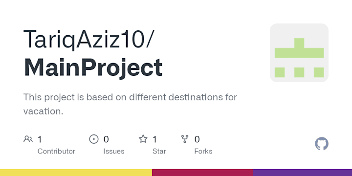 Cover image for TariqAziz10/MainProject