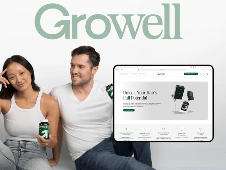 Cover image for E-commerce Shopify UX/UI - GroWell