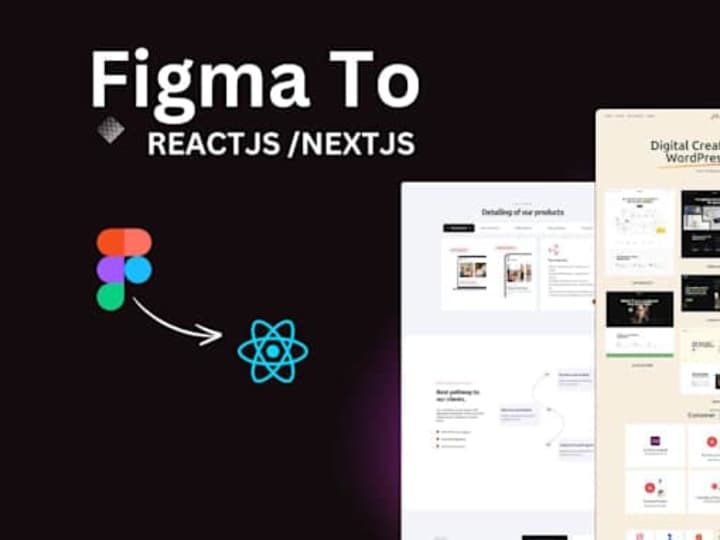 Cover image for  I'll Convert Figma Designs to code with React & Tailwind CSS