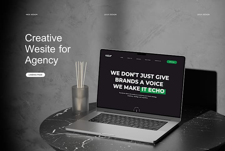 Cover image for Creative Agency Website on Behance