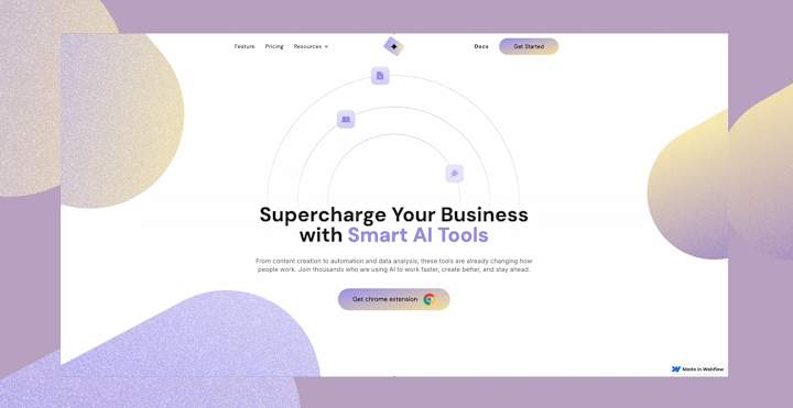 Cover image for AI Tools Hero – Animated Concept with Rive + Webflow