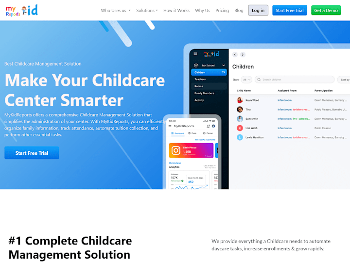 Cover image for Childcare Management Solutions - MyKidReports