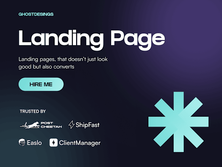 Cover image for Landing page