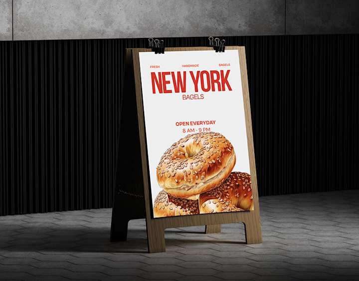 Cover image for Brand Identity for New York Bagels.