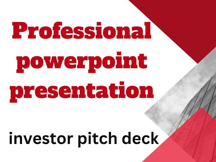Cover image for design a stunning pitch deck for business