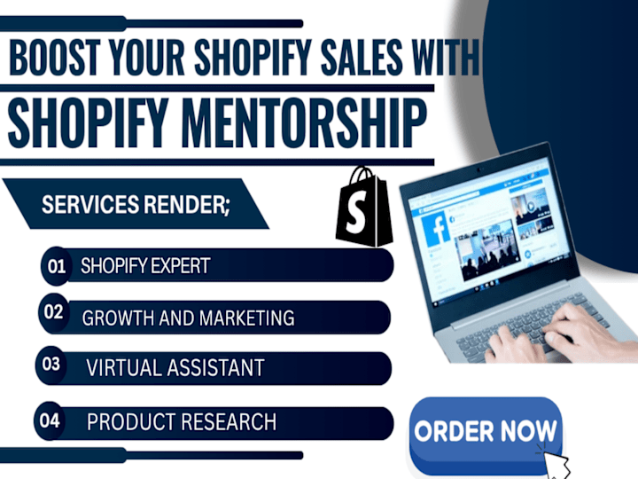 Cover image for I will be Shopify Mentorship Coach & Store Marketing Strategist