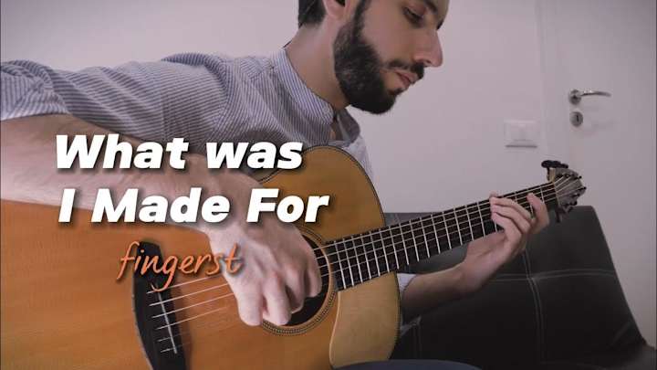 Cover image for What Was I Made For? - Billie Eilish cover (from Barbie) [Finge…