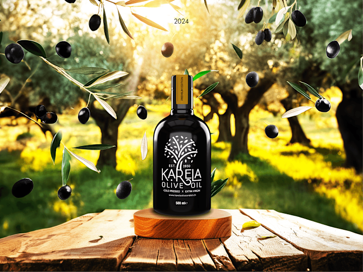 Cover image for Karela Olive Oil Logo + Brand Guideline