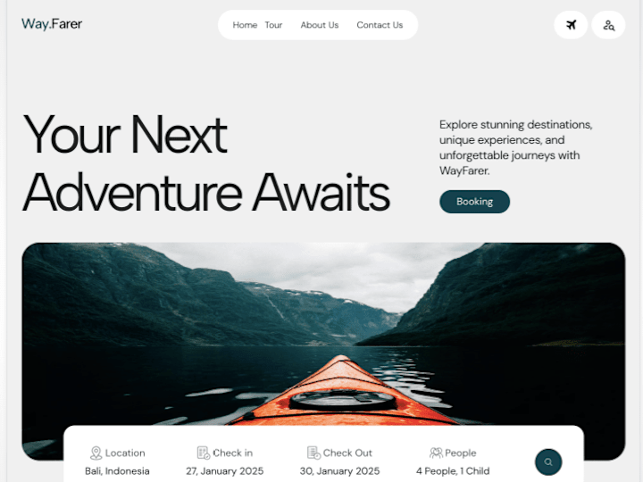 Cover image for WayFarer Landing page 