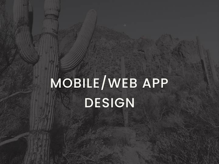 Cover image for MOBILE/WEB APP DESIGN