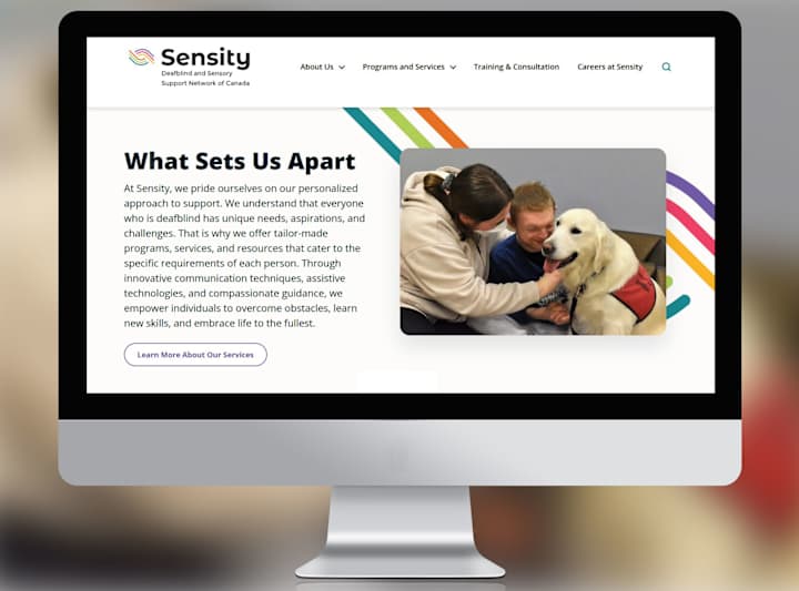 Cover image for Custom WordPress Website - Sensity