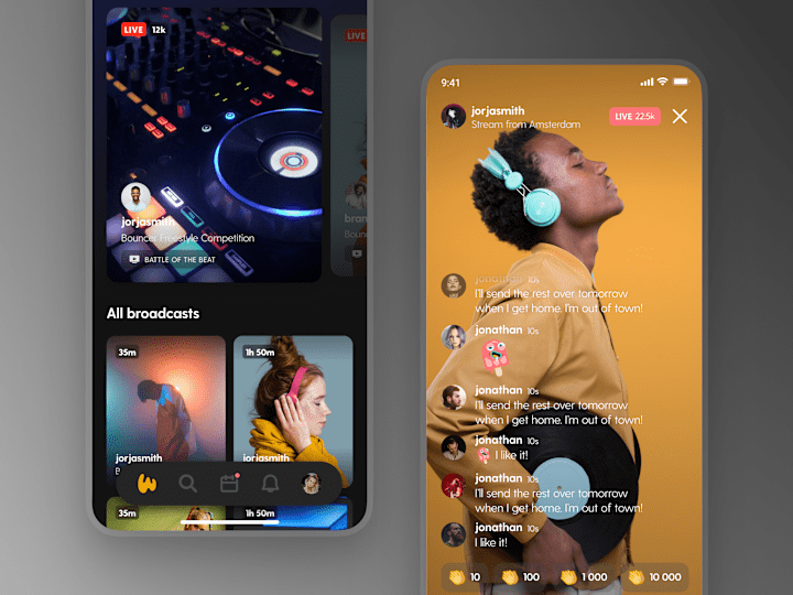 Cover image for Music live streaming platform