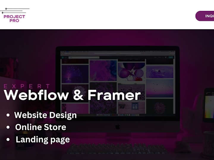 Cover image for Responsive Webflow Landing Page design or redesign+SEO optimize