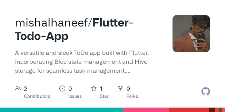 Cover image for ToDo App for Flutter