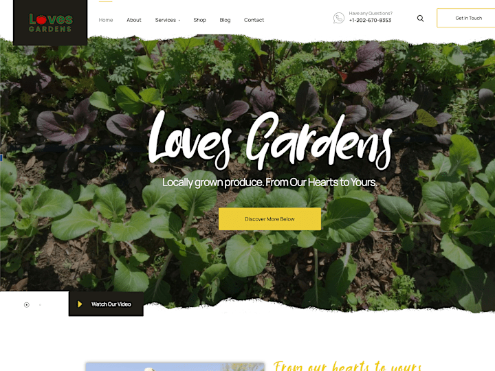 Cover image for Loves Gardens – From our hearts to yours